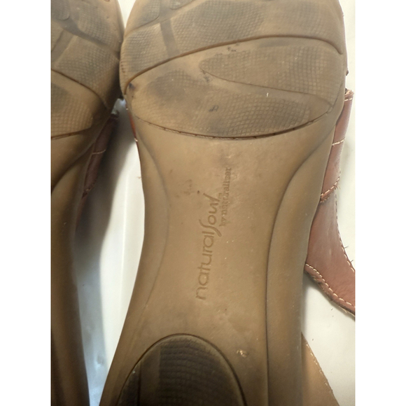 NATURALIZER NATURAL SOLE Brown CAYENNE Leather SANDAL size 9 - Picture 9 of 15